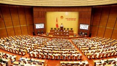 Toàn cảnh phiên họp của Quốc hội. (Ảnh: Phương Hoa/TTXVN)