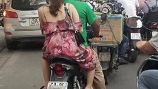 Kỳ lạ tài xế đeo khẩu trang để giữ sức khỏe cho biển số xe