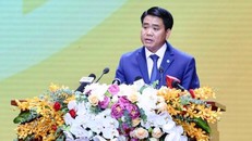 Chủ tịch UBND TP. Hà Nội Nguyễn Đức Chung phát biểu tại lễ kỷ niệm. Ảnh: VGP/Thuỳ Linh