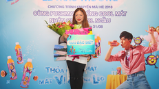 Bảo Ngọc sung sướng khi bất ngờ biết mình nhận được giải đặc biệt của chương trình khuyến mãi hè từ Pushmax