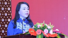 Bộ trưởng Bộ Y Tế phát biểu tại hội nghị. Ảnh: VGP/Lưu Hương