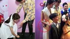 An Nguy và Kiều Minh Tuấn có những cử chỉ thân mật thái quá