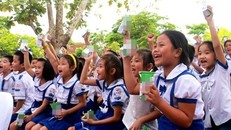 Mục tiêu của đề án là cải thiện tình trạng dinh dưỡng góp phần nâng cao tầm vóc trẻ em mẫu giáo và học sinh tiểu học trên địa bàn thành phố Hà Nội. (Ảnh minh họa)