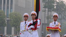 Lễ thượng cờ rủ Quốc tang nguyên Tổng bí thư Đỗ Mười