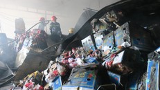 Cháy kho lạnh chứa 230 tấn thanh long xuất khẩu