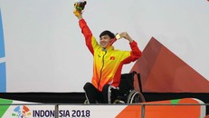Siêu kình ngư teo chân đoạt 3 HCV Asian Para Games