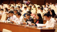 Việc lấy phiếu tín nhiệm các chức danh do Quốc hội bầu hoặc phê chuẩn sẽ được tiến hành trong ngày 24 và 25/10. 