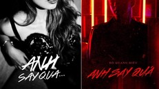 Hồ Quang Hiếu và Khổng Tú Quỳnh cùng đăng ảnh với dòng chữ "Anh say quá"