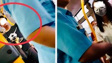 Lại thêm một vụ ‘tự sướng’ trên xe buýt gây kinh hãi ở Hà Nội