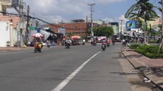 Đoạn đường xảy ra tai nạn khiến nữ công nhân quét rác tử vong