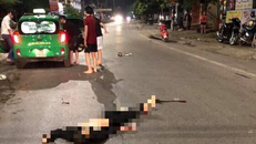 Hiện trường vụ tai nạn giao thông.