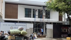 Nhà hàng Long Khang tại địa chỉ 138 Lý Tự Trọng, quận 1, TP.HCM đang được thi công. Ảnh: NCC.