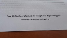 Thầy giáo thu về 50.000 like nhờ lời phê 'bá đạo' trong giờ kiểm tra Địa