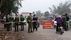 Xã Sơn Lôi lập các chốt để kiểm soát dịch viêm phổi cấp do virus corona mới gây ra