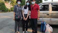 Chiều 29/3, 4 ca bệnh mắc Covid-19 tại Bệnh viện Dã chiến Củ Chi (TP.HCM) được điều trị khỏi và ra viện. Ảnh: Y Kiên.