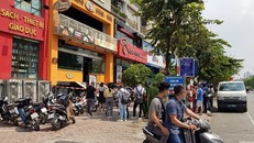 Nơi làm việc của BN 447 được khoanh vùng khử khuẩn