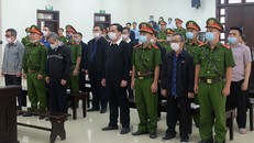 Các bị cáo tại tòa