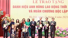 Trao tặng danh hiệu cao quý cho các nhà khoa học xuất sắc