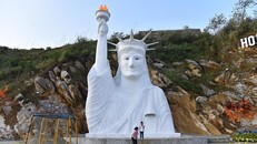  Điểm check-in có tượng Nữ thần Tự do 'đột biến' bị đóng cửa