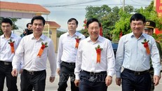 Phó Thủ tướng thường trực Chính phủ Phạm Bình Minh dự ngày hội Toàn dân bảo vệ ANTQ tại Quảng Ninh. Ảnh: Thanh Vân/TTXVN