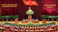 Hội nghị Trung ương 6 khóa XIII bế mạc, kết thúc 7 ngày làm việc