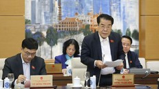 Trưởng ban Dân nguyện của Quốc hội Dương Thanh Bình báo cáo công tác dân nguyện của Quốc hội trong tháng 12/2022 và tháng 1/2023 trước Ủy ban Thường vụ Quốc hội.