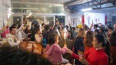 Không khí đón Xuân tưng bừng ở Israel.