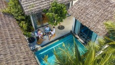 Không gian xanh mát bên trong các villa tại New World Phu Quoc Resort