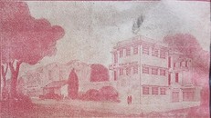 Nhà in Tân Dân do nhà viết kịch Vũ Đình Long thành lập năm 1930. (Ảnh trưng bày tại triển lãm)