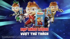 Sữa hạt năng lượng B’fast với hình ảnh biệt đội B’sóc năng động