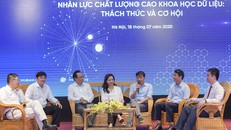 Mục tiêu của VINIF là chung tay thay đổi môi trường, tác phong nghiên cứu tại Việt Nam. Trong ảnh - Một trong các tọa đàm nâng cao chất lượng nguồn nhân lực trong lĩnh vực khoa học dữ liệu do VinIF tổ chức