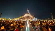Nghi lễ dâng đăng sẽ diễn ra vào ngày Lễ vía Quán Thế Âm Bồ Tát đản sinh trên núi Bà Đen. Ảnh: Nguyễn Minh Tú