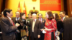 Bày tỏ tình cảm với Tổng Bí thư, đảng viên tin tưởng tuyệt đối vào sự lãnh đạo của Đảng