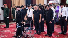 Gia đình cố Tổng Bí thư Lê Duẩn kính viếng Tổng Bí thư Nguyễn Phú Trọng