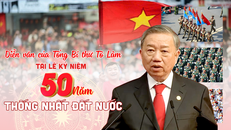 Tổng Bí thư Tô Lâm phát biểu tại lễ kỷ niệm. 