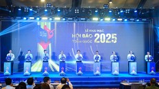 Toàn cảnh lễ khai mạc Hội báo toàn quốc 2025