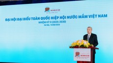 PGS. TS. Trần Đáng - Đại diện Chủ tọa đoàn điều hành Đại hội Đại biểu toàn quốc Hiệp hội Nước mắm VN Nhiệm kỳ II (2025-2030)