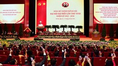 Đại hội Đảng bộ TP Hà Nội thống nhất số lượng đại biểu chính thức dự Đại hội toàn quốc XIV của Đảng là 64 đồng chí và 2 đại biểu dự khuyết.