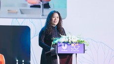 Bà Nguyễn Thị Bích Vân - Tổng Giám đốc Quốc gia Unilever Việt Nam phát biểu khai mạc