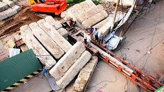 Công nhân chết thảm bởi máy ép cọc