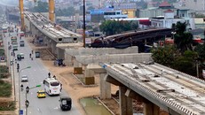 Tuyến đường sắt đô thị Cát Linh - Hà Đông (Hà Nội) dùng công nghệ Trung Quốc. Ảnh: Bá Đô.