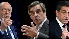 Ông Alain Juppé và ông François Fillon vào vòng 2, ông Nicolas Sarkozy bị loại.