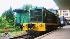 Mỗi chuyến du lịch bằng tàu Đà Lạt- Trại Mát hết khoảng 90 phút. Ảnh: Phong Vinh.