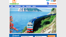 Một website bán vé tàu Tết Đinh Dậu giả.