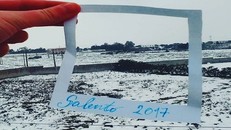  Khung cảnh phủ đầy tuyết trắng ở Salento. Ảnh: Instagram.