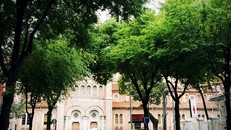 Đường Hàn Thuyên, nằm cạnh Nhà thờ Đức Bà và công viên 30/4 được đề xuất làm con đường âm nhạc. Ảnh: G.T.