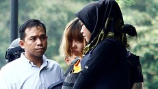 Đoàn Thị Hương ra toà tại Malaysia.