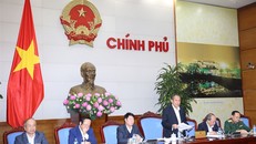 Phó Thủ tướng Thường trực Trương Hòa Bình phát biểu chỉ đạo tại cuộc họp về khắc phục sự cố môi trường 4 tỉnh miền Trung. Ảnh: VGP.