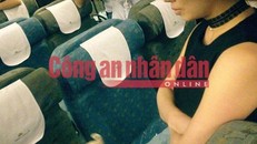 Cựu tiếp viên hàng không Hoàng Thị Ngọc Anh (áo đen). 