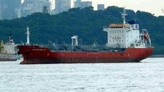 Tàu Petrolimex 14 trong vụ tai nạn.